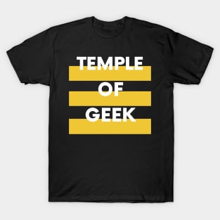 Temple Of Geek - Yellow T-Shirt